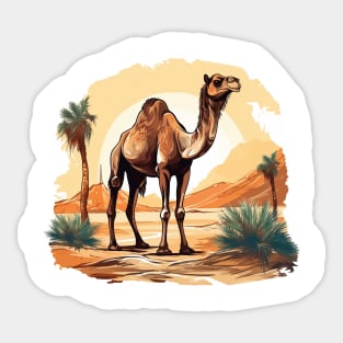 Desert Camel Sticker